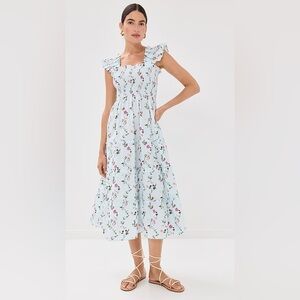 The Ellie Nap Dress in Pond Floral - Size Small
